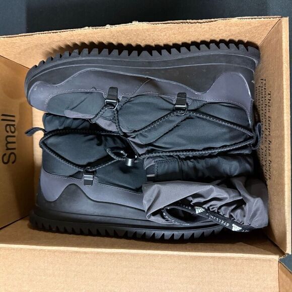 Adidas Stella McCartney Asmc Cold.rdy Black Winter Boots 7 - Picture 1 of 7